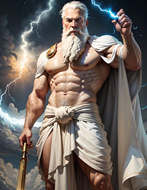 Zeus, Dieu grec du Ciel et de la Foudre 1 by Ody2000 on DeviantArt