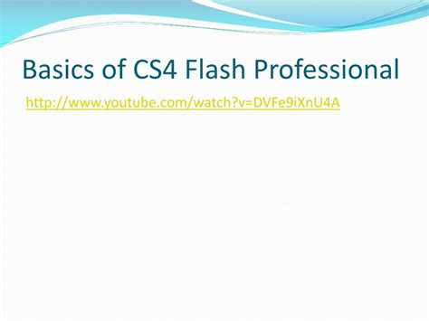 Image result for Adobe Flash CS4 Tutorial