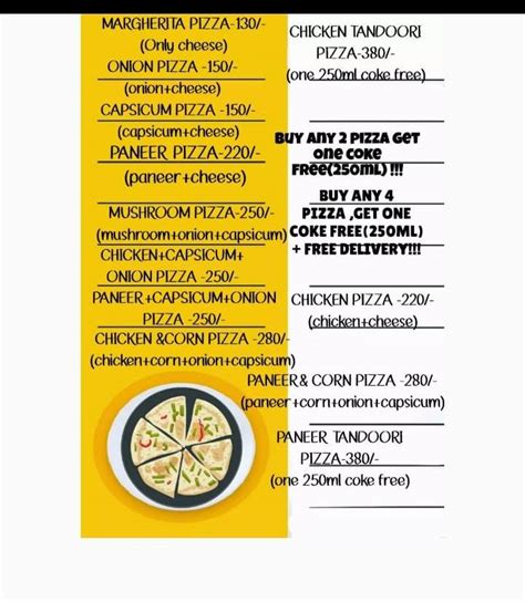 Menu at MOMOMIA, Lumding