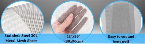AVIATION METAL & ALLOYS Stainless Steel 304 Woven Wire Mesh Sheet