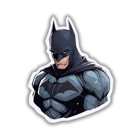 SERIOUS BATMAN DC COMICS STICKER – STICKYFUNK PREMIUM STICKERS