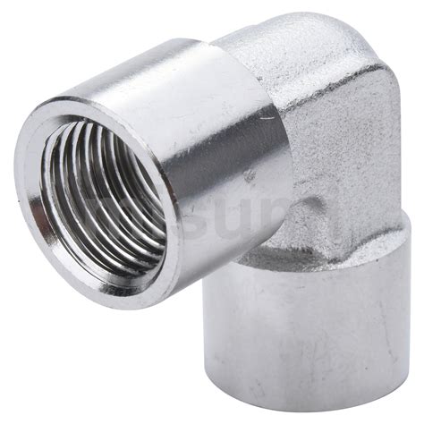 E-SUPESH40A-304 | Stainless Steel Screw-In Joints, Equal Dia., Elbow ...