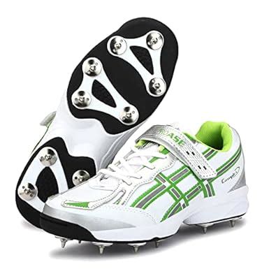 Buy ASE PRO Mens Elite Performance 2.0 Metal Spikes Cricket Shoes for ...