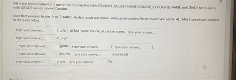 Image result for Examples of Fill in Data Query