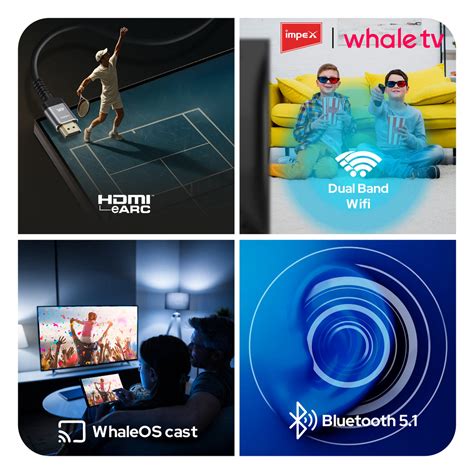 Impex WIOS Whale Series 43-inch 4K UHD QLED Smart TV (WIOS 43A4QSK1) w ...