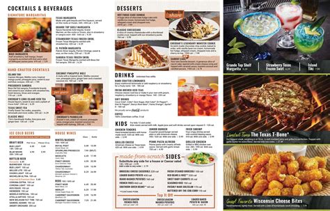Menu - Midwest City OK's Cheddar's Scratch Kitchen | Sirved