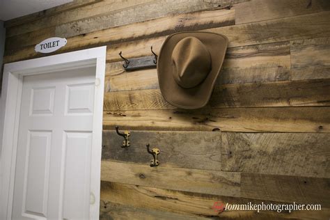 antique barn wood flooring, used to create an accent wall (oak), from ...