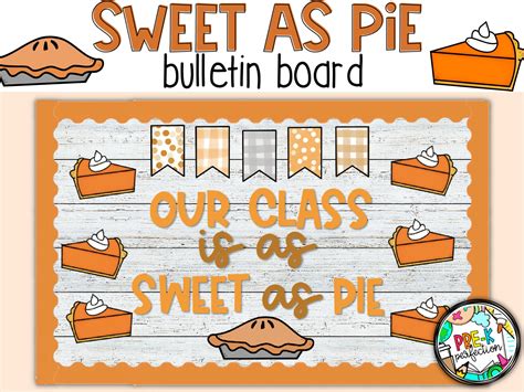 Sweet as pie bulletin board thanksgiving bulletin board etsy – Artofit