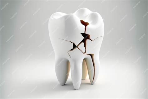 Premium Photo | Broken teeth cracked teeth tooth fractures Mouth and teeth health concept ...