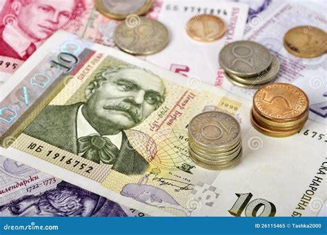 Bulgarian Money. Bulgarian Lev Banknotes. 50 BGN Levove Bills Stock ...
