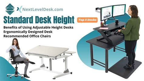 Standard Desk Height: Discover the Top 5 Desks!