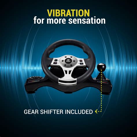 Ant Esports GW190 Race Steering Wheel, Universal USB I 270 Degree ...