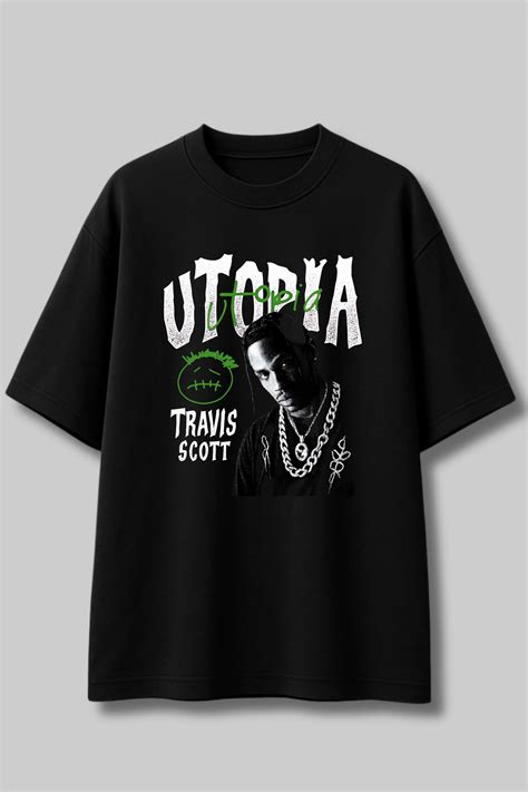 Utopia Travis Scott Unisex Oversized T Shirt – The Urban Walks