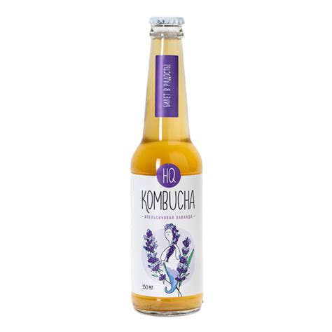 Комбуча "Апельсиновая лаванда" HQ Kombucha ⋆ Organic House