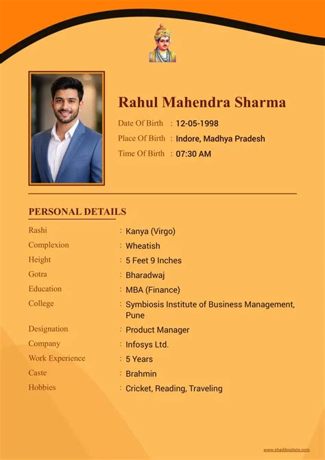 Marriage Biodata Format — 50+ Free PDF Formats (2026)