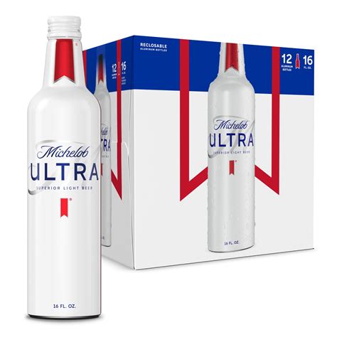 Michelob ULTRA Superior Light American Lager Beer, 12 Pack, 16 fl oz ...