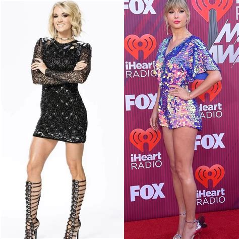 Best Legs: Carrie Underwood vs Taylor Swift : r/CelebBattles