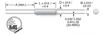 10 Series Axial Wire Element Current Resistors - Ohmite | Mouser