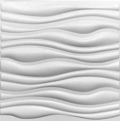 Kayra Decor 3D PVC Wall Panels Wave Design D026 (Pack of 6) Drywall ...