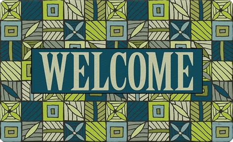 Toland Home Garden 830357 Welcome Floral Checkerboard 3 18” x 30 ...