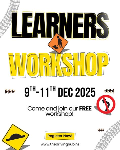 The Driving Hubs FREE Learner Licence Workshop, 405 Holt Pl, Hastings ...