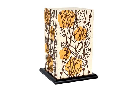Buy Shady Ideas Foliage LED Table Lamp (Bulb Included) Off White - 5"x5 ...