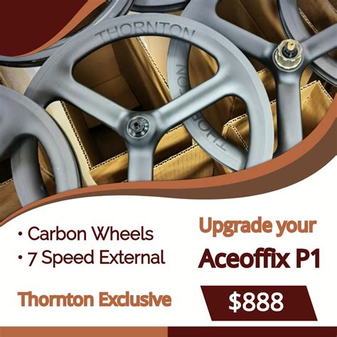 Aceoffix P1 - Upgrade with Carbon Wheels and 7 Speed External ...