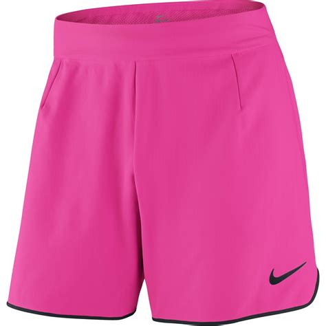 Nike Mens Flex Gladiator 7 Inch Shorts - Hyper Pink/Black - Tennisnuts.com