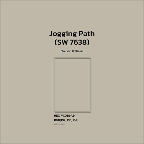 Sherwin Williams Jogging Path (SW 7638) Paint - color codes, matching ...