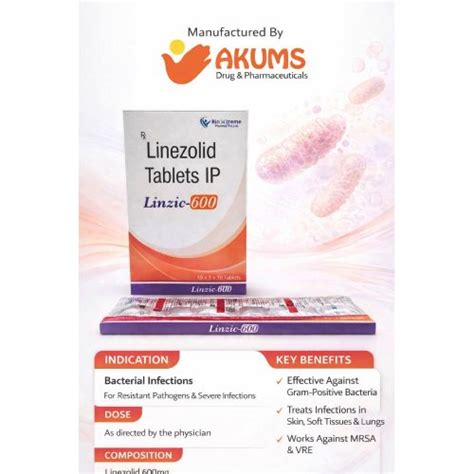 Linezolid Tablets | Linzic-600 Manufacturer / Supplier and Franchise