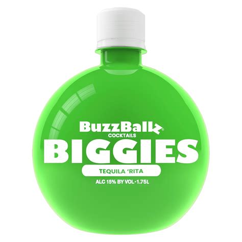 BuzzBallz Tequila Rita 1.75L Bottle Ready-to-Drink 15% ABV Vibrant ...