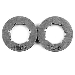 HAISHINE 2X 3/8" 8T Chain Drive Rim Sprocket for Husqvarna 266 268 272 ...