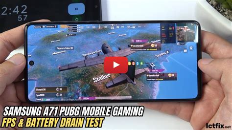 Samsung Galaxy A71 PUBG Mobile Gaming test 2023 - ICTfix