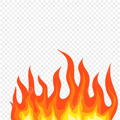 Fire Flames Clip Art Border