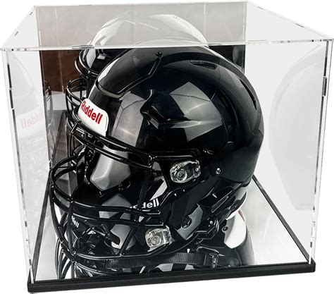 Amazon.com: Football Helmet Display Case with Mirror backpanel and Base ...
