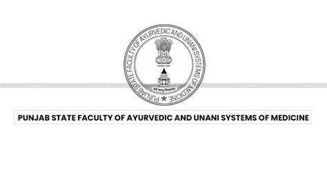 Punjab State Faculty of Ayurvedic and Unani Systems of Medicine ...