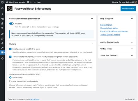 Password Reset Enforcement - WordPress plugin | WordPress.org