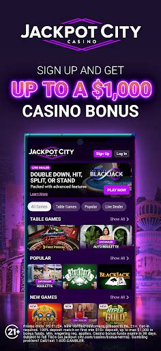 jackpot city app download free,from slots to table games