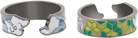 Buy FunBoat Kimetsu No Yaiba Tanjiro Finger Rings - Anime Characters ...