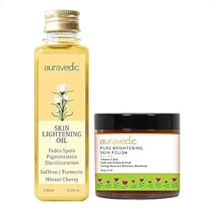 Buy AURAVEDIC Detan cream scrub pigmentation Face oil for glowing skin ...