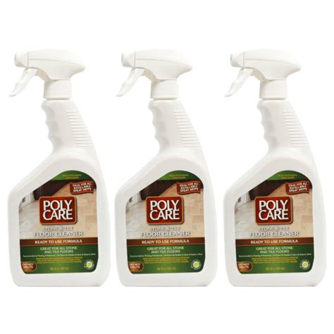 POLYCARE Stone & Tile Floor Cleaner Refill - 32 fl oz (3 Pack) - Fresh ...