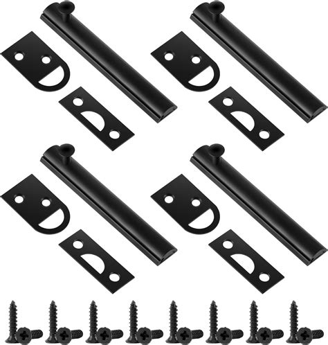 Tandefio 2 Pcs Dutch Door Bolt 4", Heavy Duty Solid Brass Slide Bolt ...