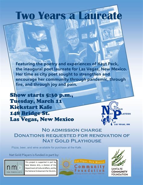 Two Years a Laureate, Kickstart Kafe, Las Vegas, 11 March 2025 | AllEvents