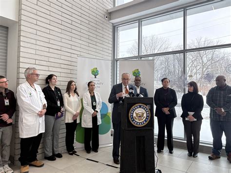 Schumer calls for answers as community health centers face uncertainty ...