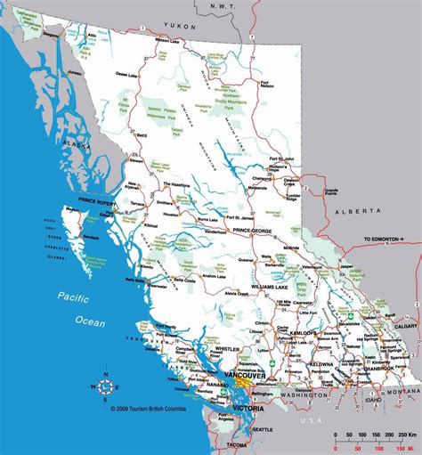 Southern British Columbia Map