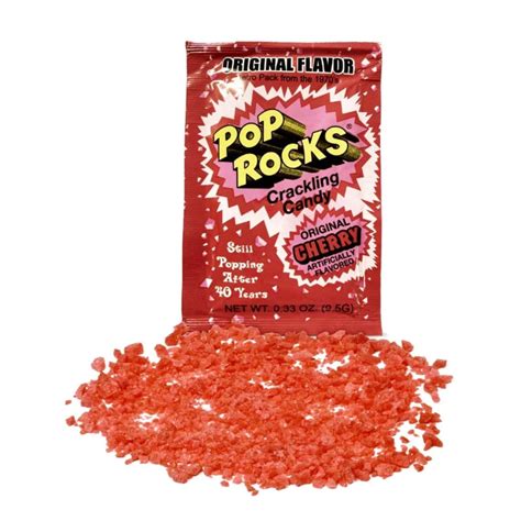 Pop Rocks Cherry Popping Candy .33oz - 24ct – I Got Your Candy