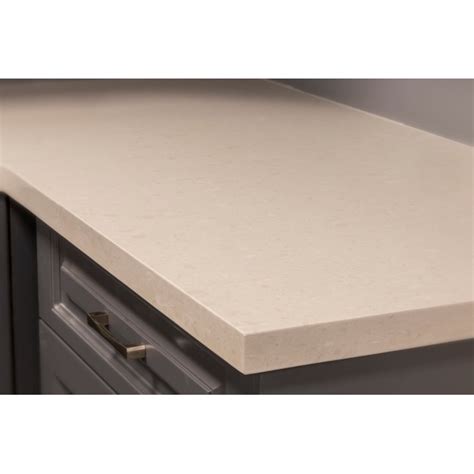 Caesarstone Caesarstone Organic White Quartz White Kitchen Countertop ...
