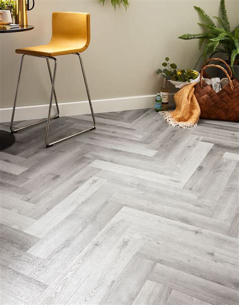 Artisan Herringbone - Shoreline Grey Oak | Flooring Superstore