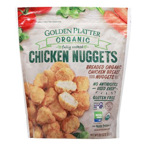 Golden Platter Organic Frozen Chicken Nuggets - Shop Chicken at H-E-B