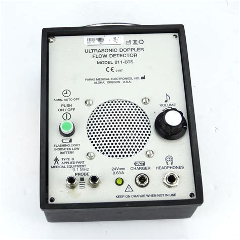 Parks Medical Electronics Ultrasonic Doppler Flow Detector 811-BTS 9.1 ...